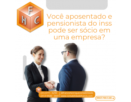 Os beneficiários do INSS podem fazer parte do quadro societário de uma empresa?