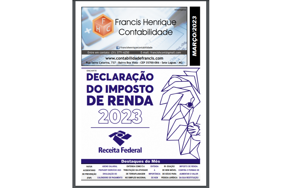 INFORMATIVO MARÇO 2023