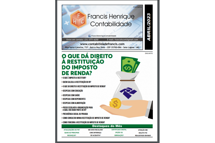 INFORMATIVO ABRIL 2023