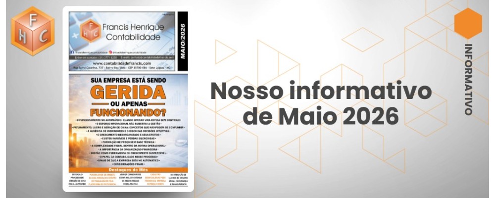 INFORMATIVO MAIO 2026