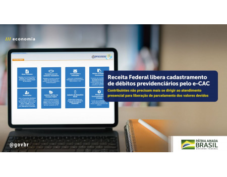 Receita Federal libera cadastramento de débitos previdenciários pelo e-CAC