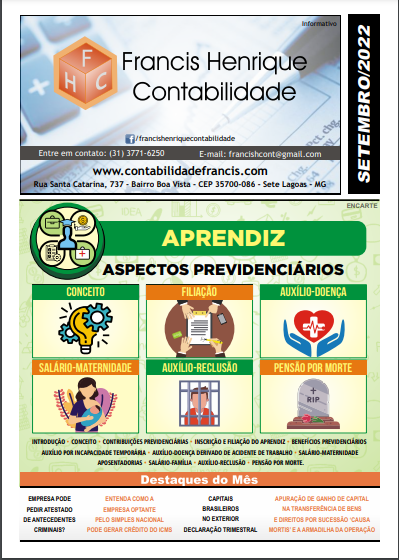 INFORMATIVO SETEMBRO 2022