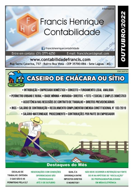 INFORMATIVO OUTUBRO 2022