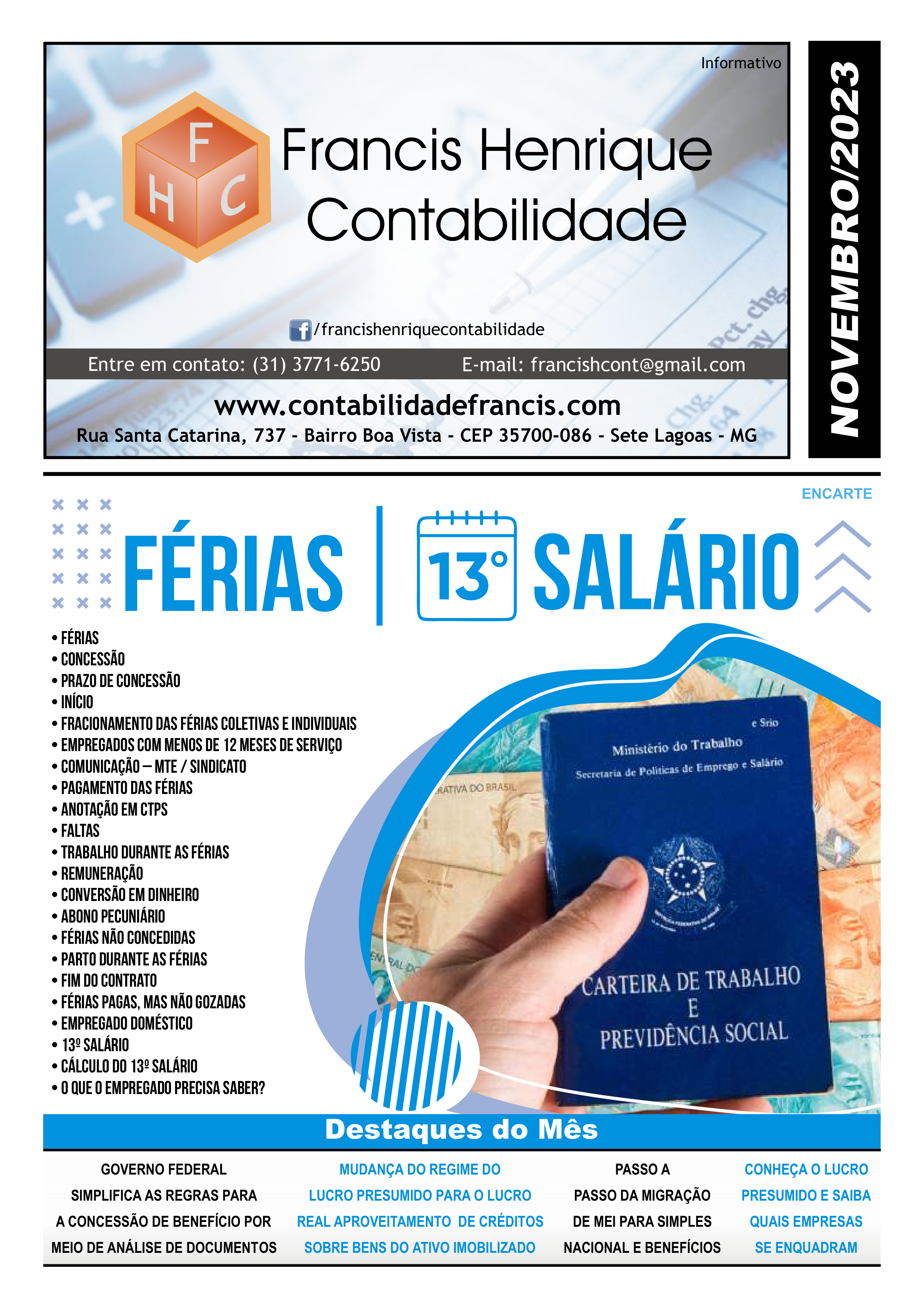 Informativo de Novembro de 2023