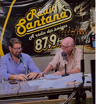 VISITAS NA RÁDIO SANTANA 