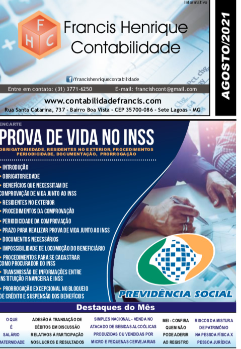 INFORMATIVO AGOSTO 2021