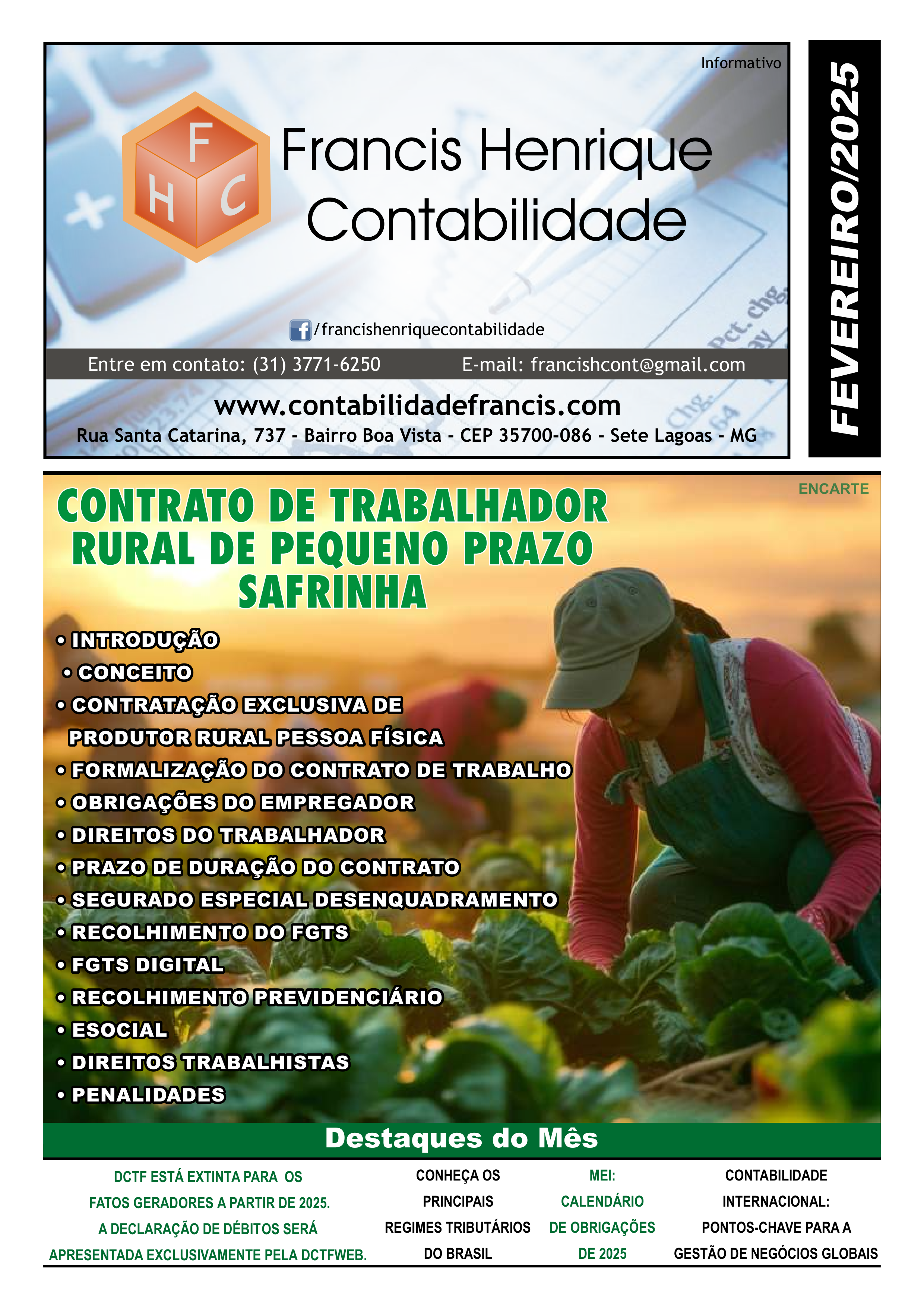 Informativo de Fevereiro de 2025