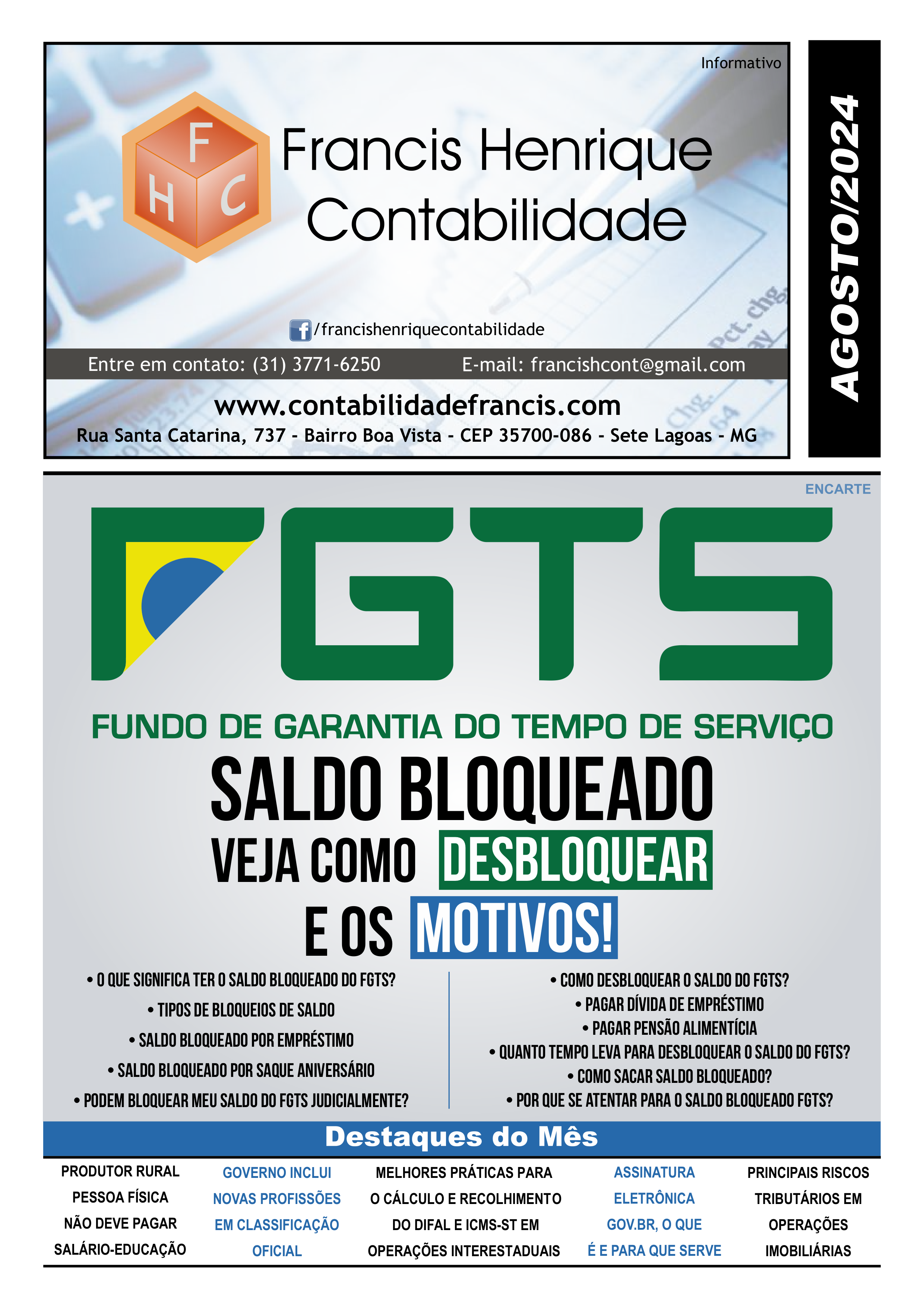 Informativo de Agosto 2024