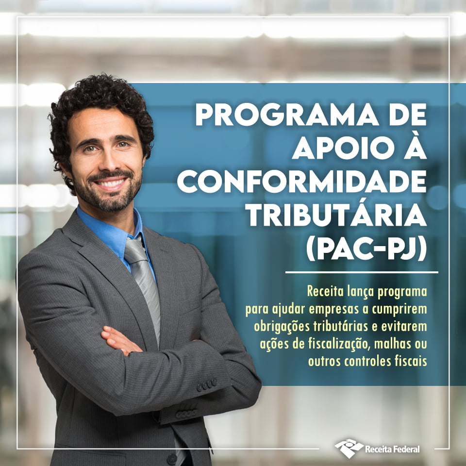 Receita Federal lança programa para ajudar empresas a cumprirem obrigações tributárias